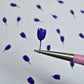 Dyed pressed Japanese buds