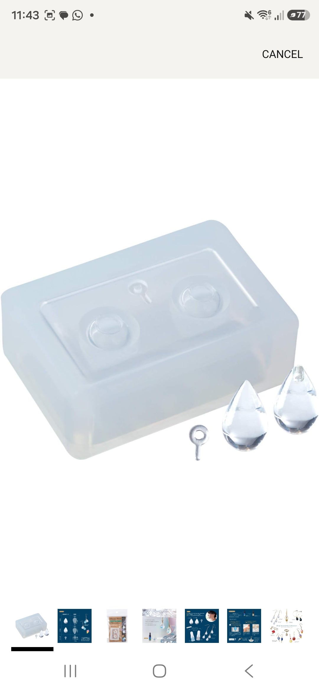 Padico Waterdrop mould