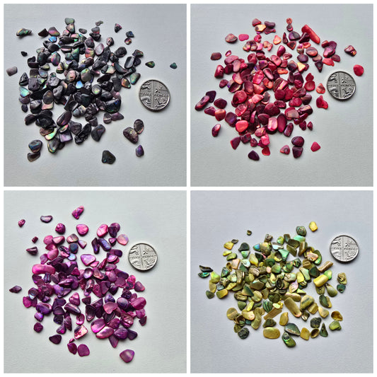 Shell pebbles 10g bags