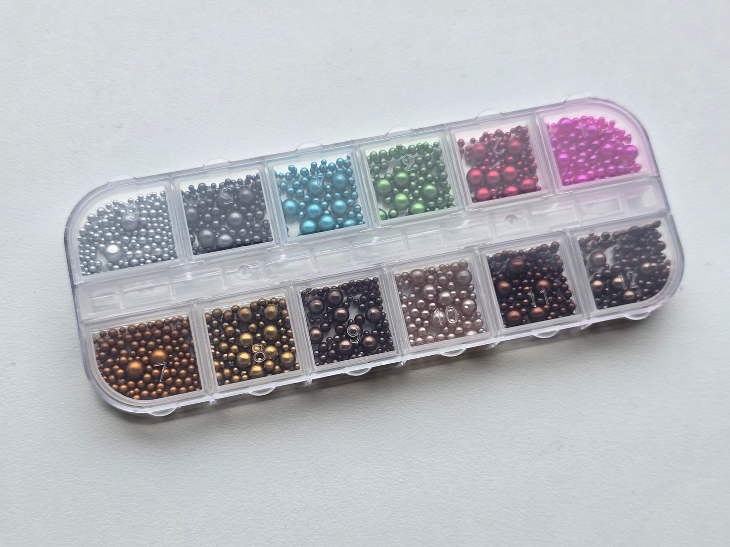 Miniature Christmas baubles